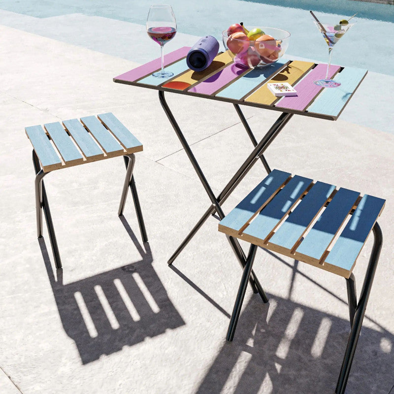 Bisari 3-Piece Solid Wood Patio Seating Group