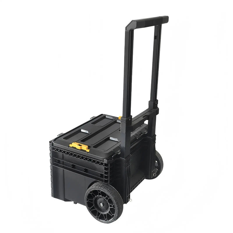 Large Capacity Black Heavy-Duty Plastic Hard Shell Storage Box Waterproof Electric Tool Storage Toolbox Set