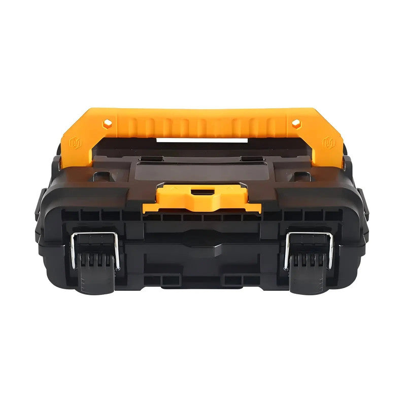 Portable Hard Plastic Toolbox with Handle Waterproof Shockproof Case for Carrying Tools Equipment
