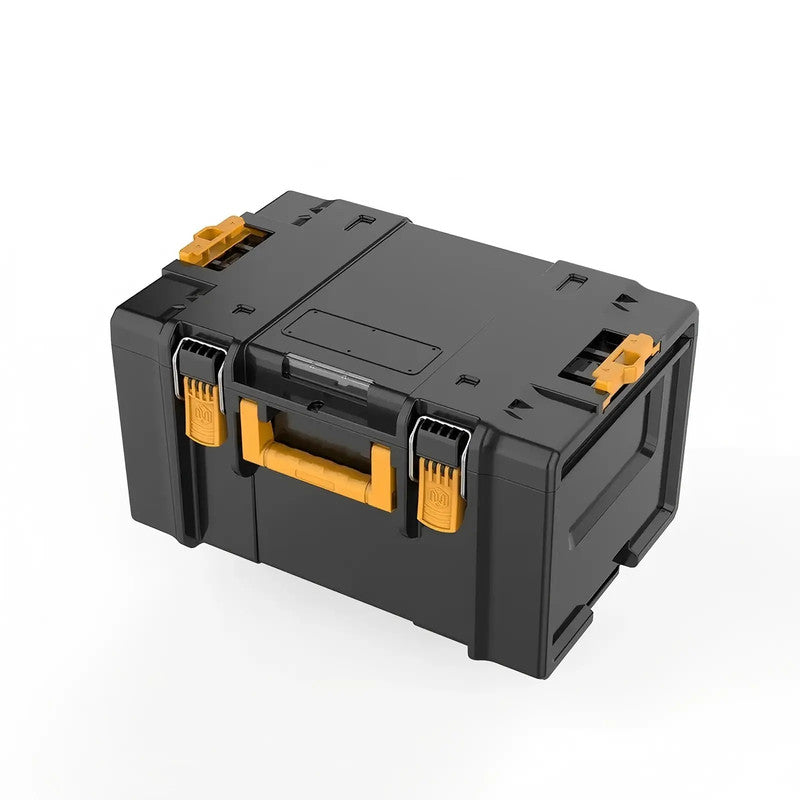 Plastic Toolbox with Protection Foam Hard Storage Case with Handle for Tool Organization