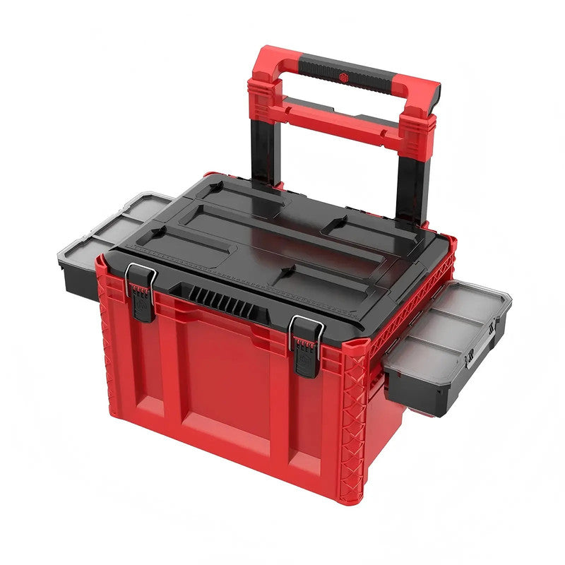 Large Capacity Waterproof Toolbox with Pull Rod and Wheel New Design Push-Pull Case for Tool Storage