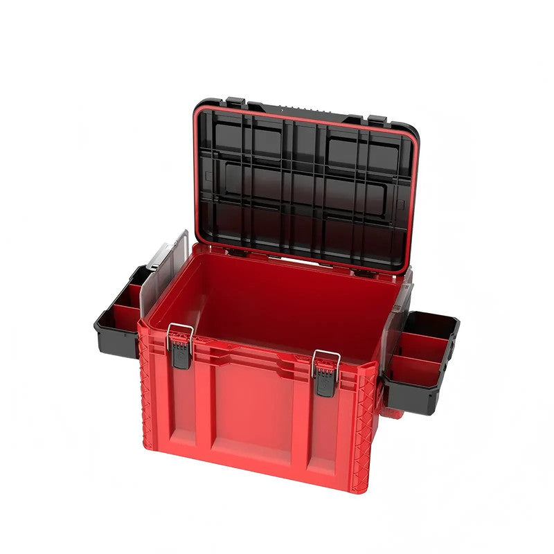 Large Capacity Waterproof Toolbox with Pull Rod and Wheel New Design Push-Pull Case for Tool Storage