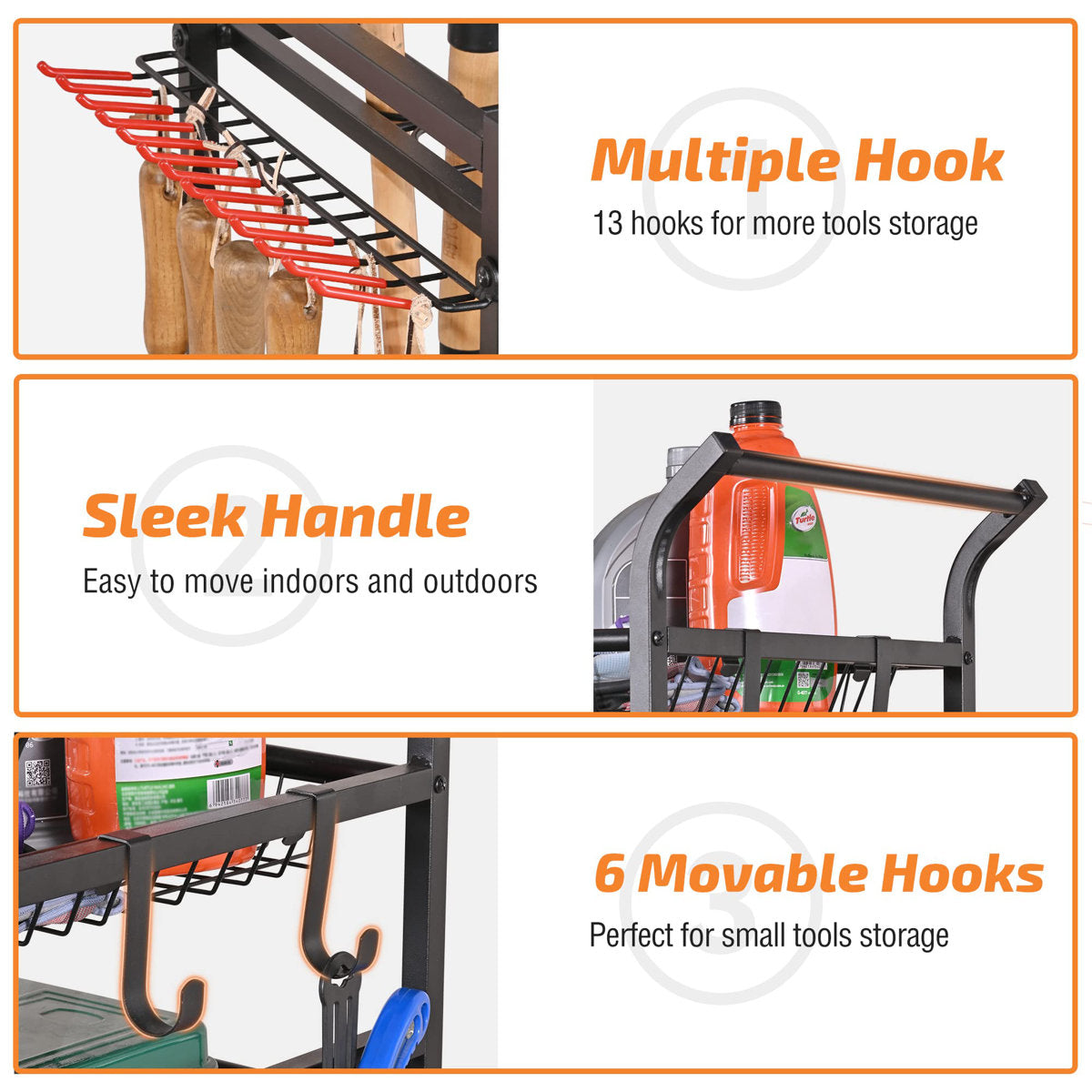 Garden Tool Storage Organizer