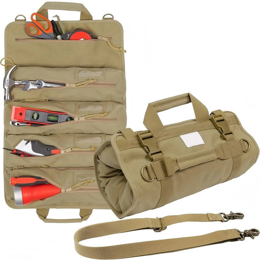 Durable 1000D Cordura Large Heavy Duty Organizer Tool Bag High Quality Tool Roll Up Bag