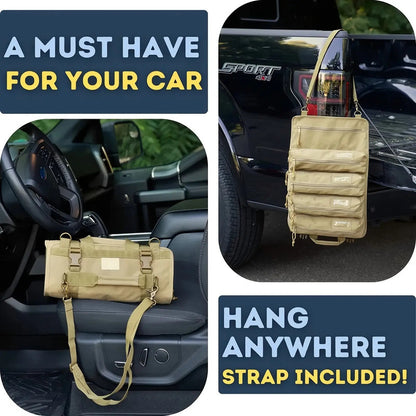 Durable 1000D Cordura Large Heavy Duty Organizer Tool Bag High Quality Tool Roll Up Bag