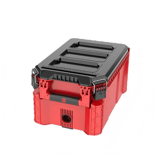 Durable ABS/PP Material Tool Box Red Waterproof Rigid Plastic Box